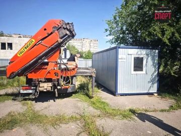 В Мелитополе строят многофункциональный игровой спортзал