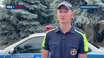 Полицейские спасли жизнь тяжелораненого водителя под Мелитополем