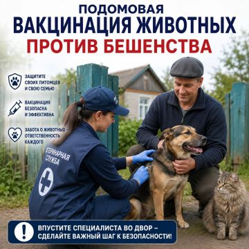 Филиал "Ветеринарного центра" в Мелитополе подводит итоги первого полугодия 2026 года по подомовой вакцинации домашних животных от бешенства