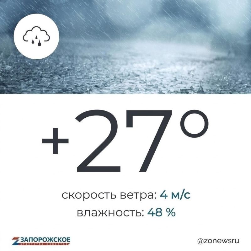 Теплый, но пасмурный день ожидается в Запорожской области в воскресенье, 26 июля
