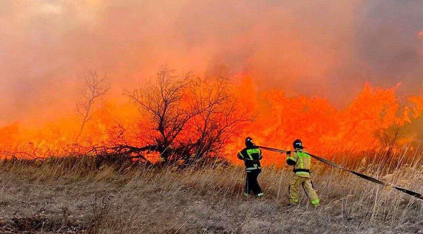 В Запорожской области сохраняется чрезвычайная пожароопасность