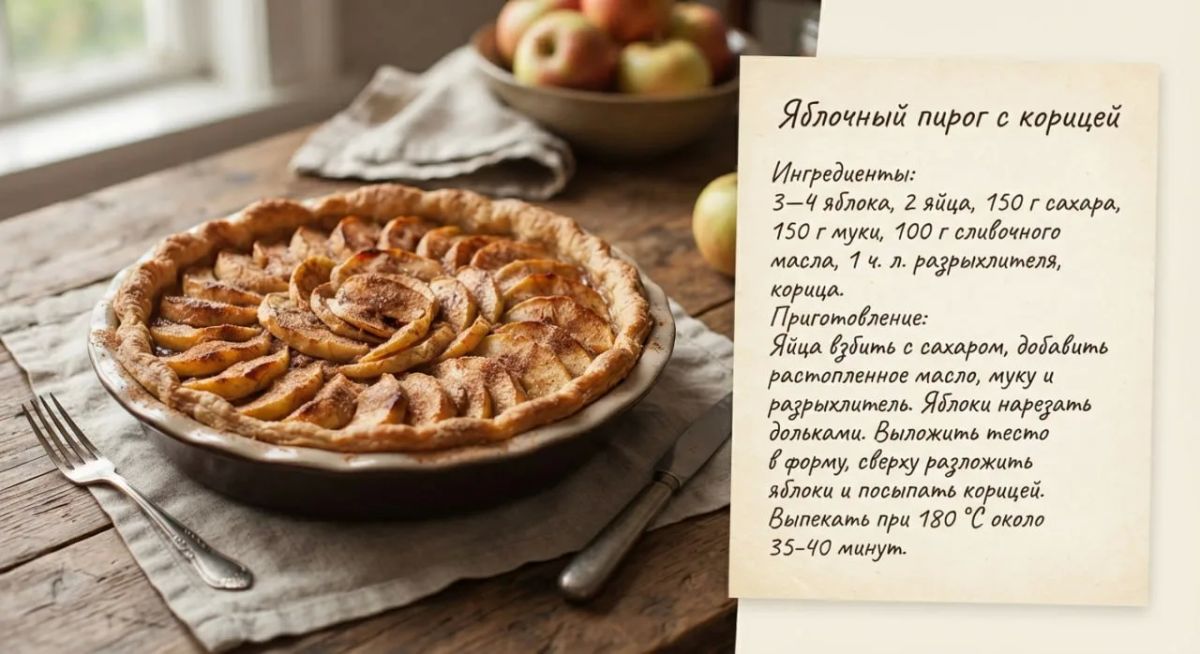 Самые сентябрьские вкусные блюда