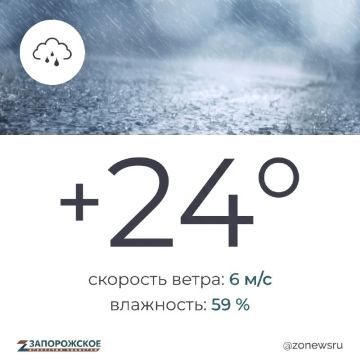 Облачная погода и дождь ожидается в Запорожской области в воскресенье, 6 сентября