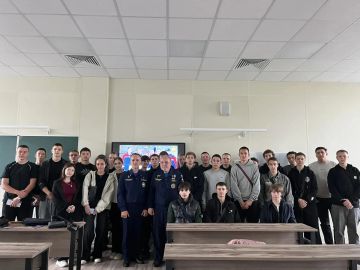 Провели встречи со студентами кафедры гражданской безопасности в Мелитопольском государственном университете