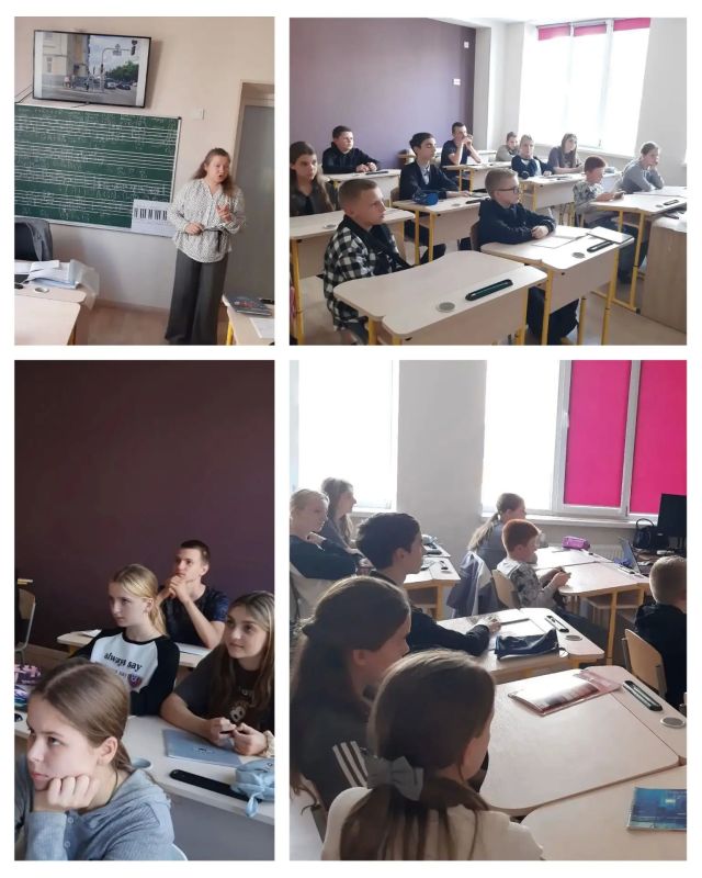 В нашей музыкальной школе прошла познавательная лекция „Безопасность на дороге“