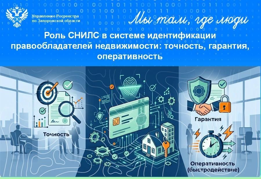 Росреестр Запорожской области: зачем указывать СНИЛС при обращении за сведениями ЕГРН