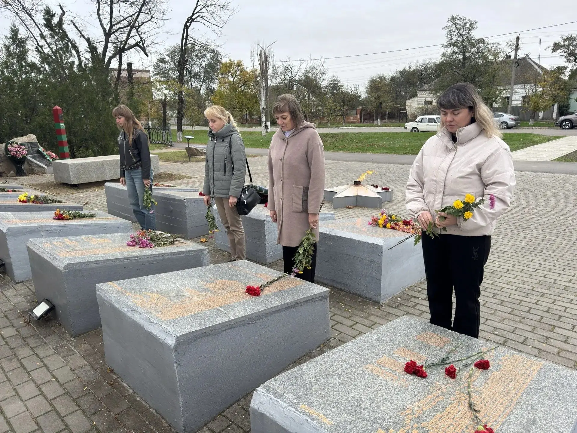 В Акимовке прошли памятные мероприятия, посвящённые освобождению посёлка в 1943 году